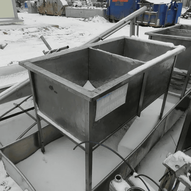 Мойка 2х секционная 160л инв.1009