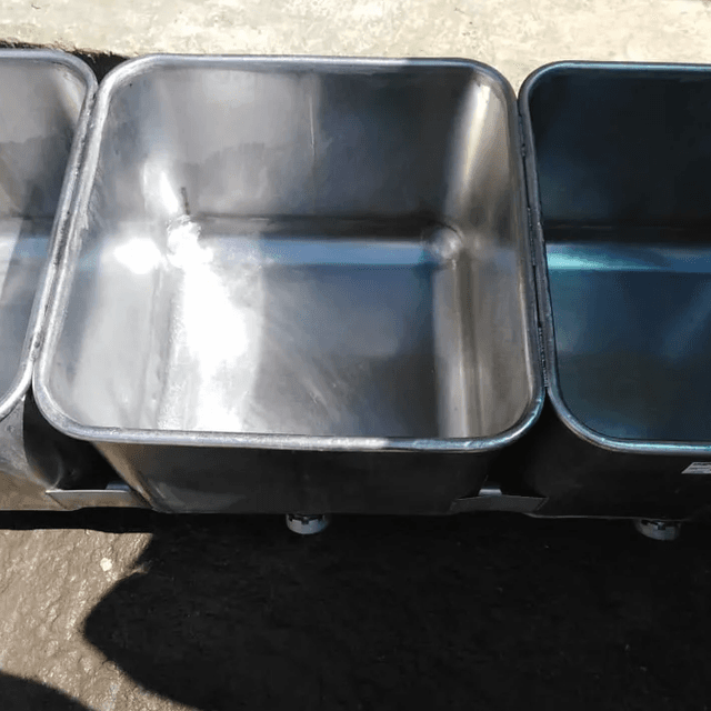 Мойка 3-х секционная 600л инв.7098