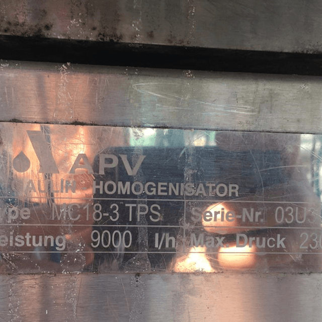 Гомогенизатор APV 10т инв.6127