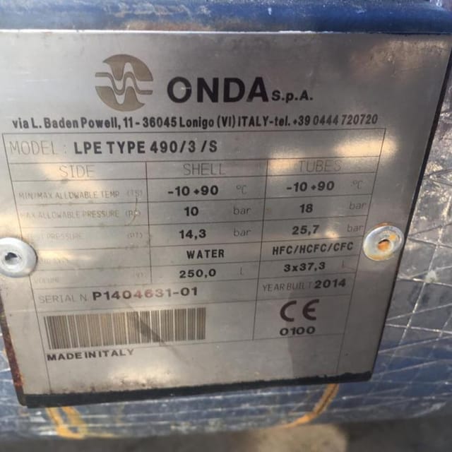 Чиллер 430-460 кВт инв.6128