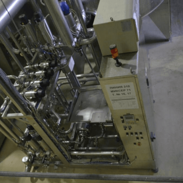 Линия по приготовлению (восстановлению) соков