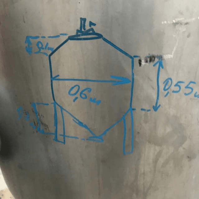 Деаэратор 1т инв.841