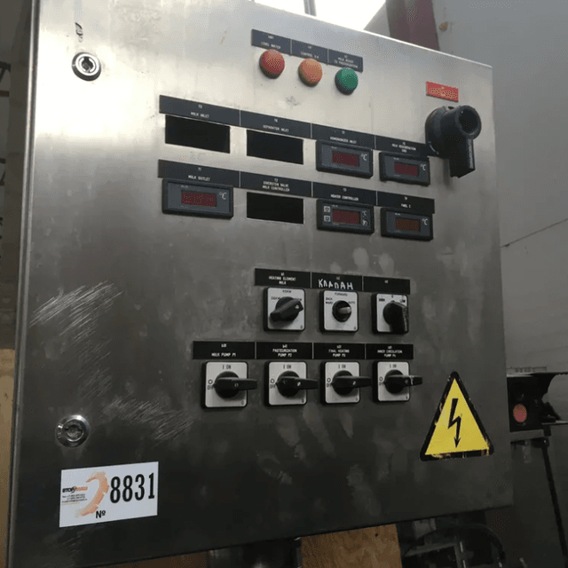 Пастеризатор 1000л инв.8831