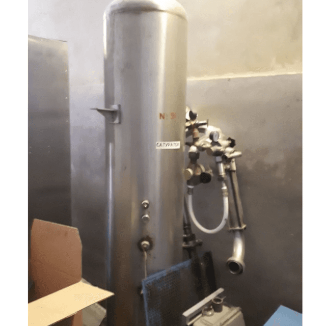 Линия розлива газ/негаз  в ПЭТ бутылку. инв.6364