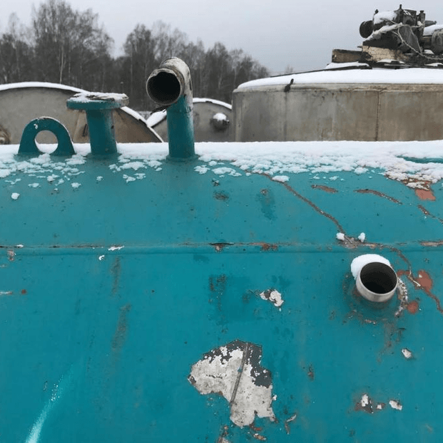 Емкость нержавеющая 4 куб.м. сборник инв.8384