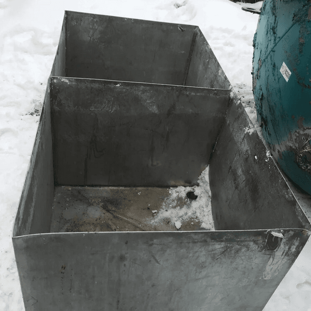 Мойка двухсекционная 380л инв.8394