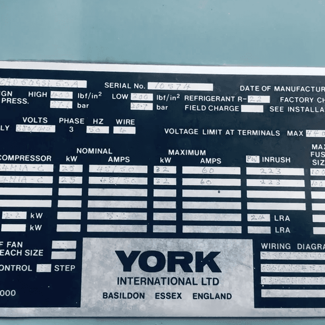Чиллер York 200кВт инв.1421