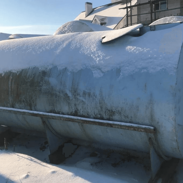 Емкость 7,5м3 горизонтальная инв.8337