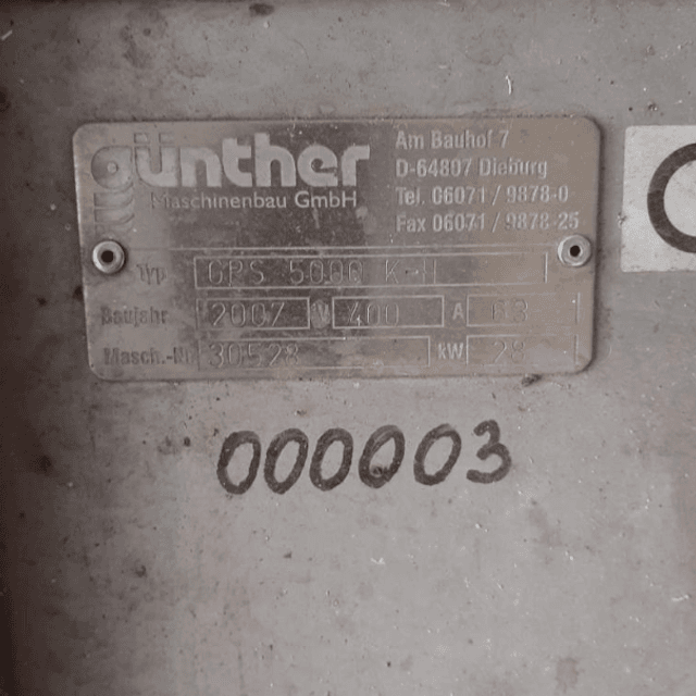 Массажер Gunther GPS 5000 K-H объем барабана 5000л.