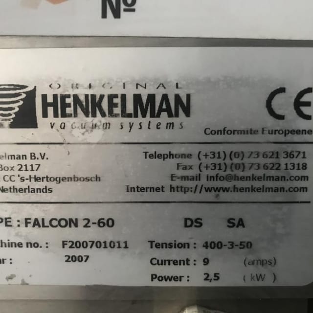 Вакуумный упаковщик Henkelmann инв.7187