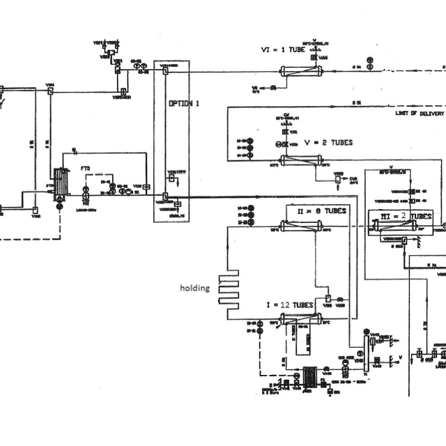 Трубчатая пастеризационная установка