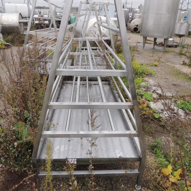 Стеллаж для творога нерж инв.5724