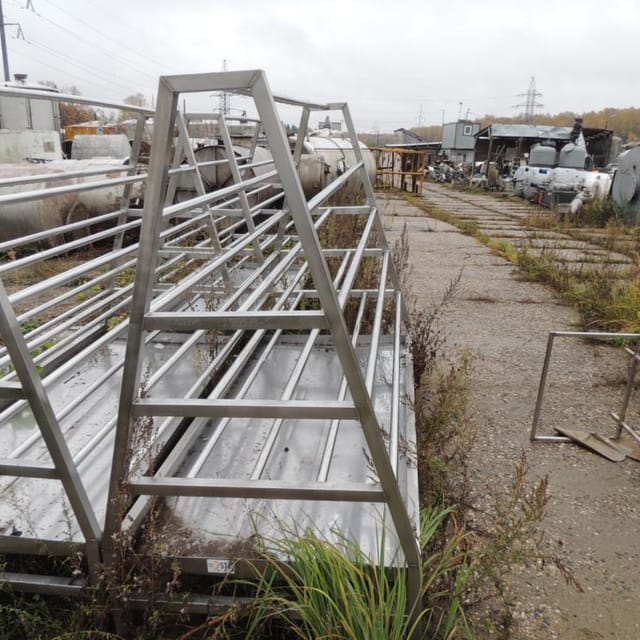 Стеллаж для творога нерж инв.5724