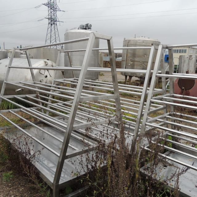 Стеллаж для творога нерж инв.5724