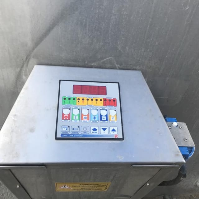 Танк охладитель 4000л с холодильным агрегатом инв.7116