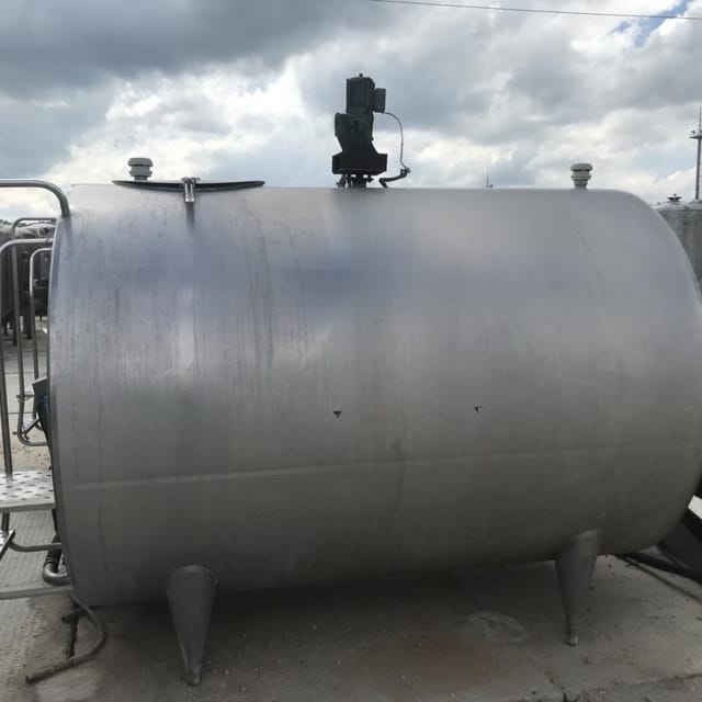 Танк охладитель 4000л с холодильным агрегатом инв.7116