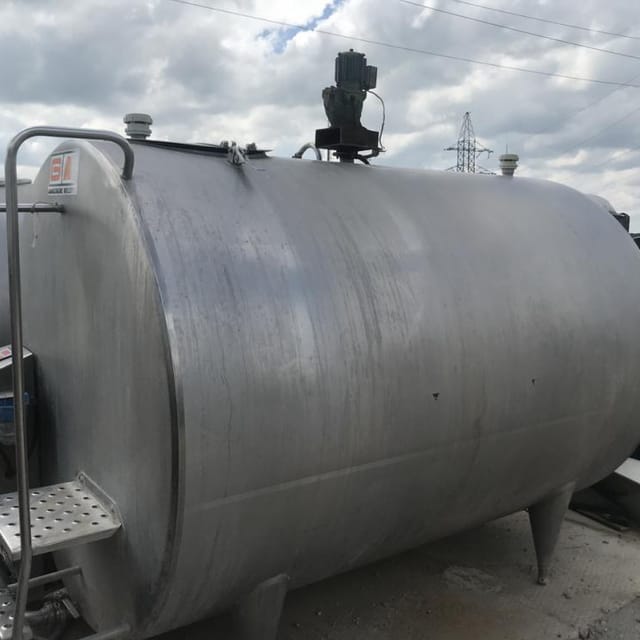 Танк охладитель 4000л с холодильным агрегатом инв.7116