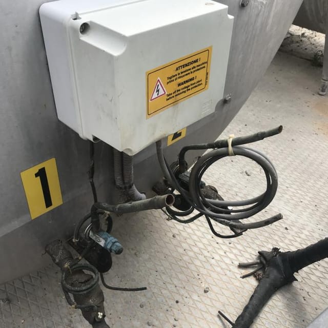 Танк охладитель 4000л с холодильным агрегатом инв.7116