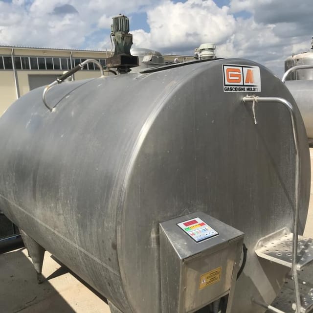 Танк охладитель 4000л с холодильным агрегатом инв.7116