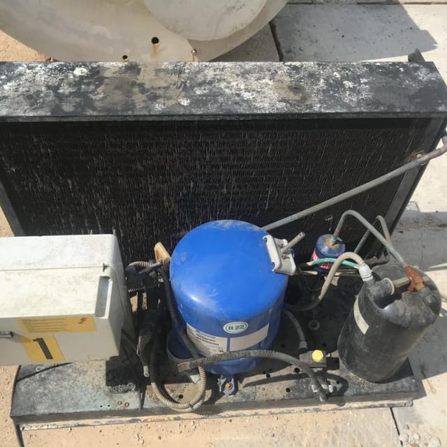 Танк охладитель 4000л с холодильным агрегатом инв.7116