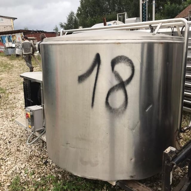 Танк-охладитель ALFA LAVAL 1800л инв.9482