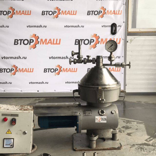 Сепаратор-сливкоотделитель ОСЦП-1,5 1500л/час инв.7636