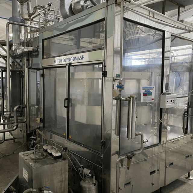 Линия розлива молока в ПЭТ-6000