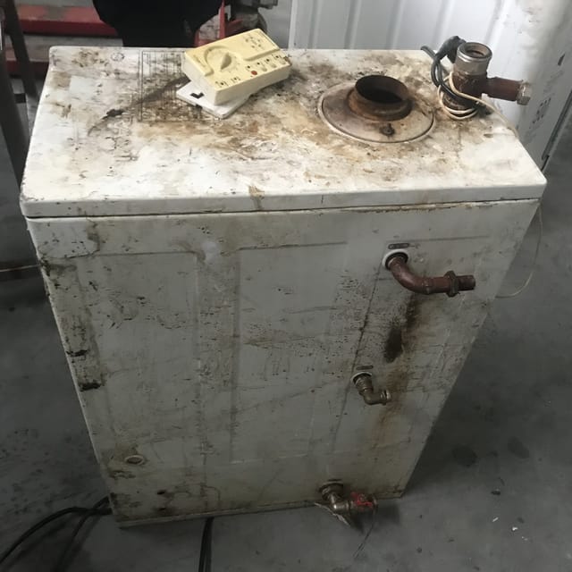 Дизельный котёл с баком 500л инв.7517