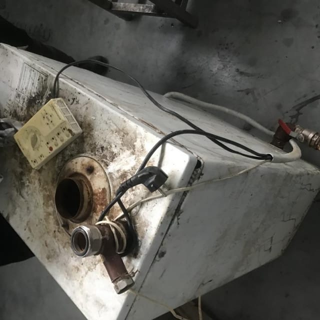 Дизельный котёл с баком 500л инв.7517