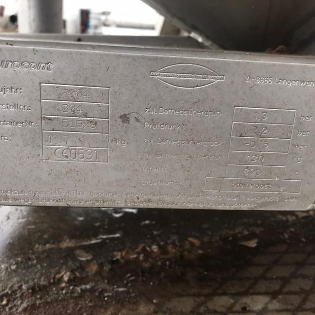 Ёмкость 1000л одностенка инв.7563