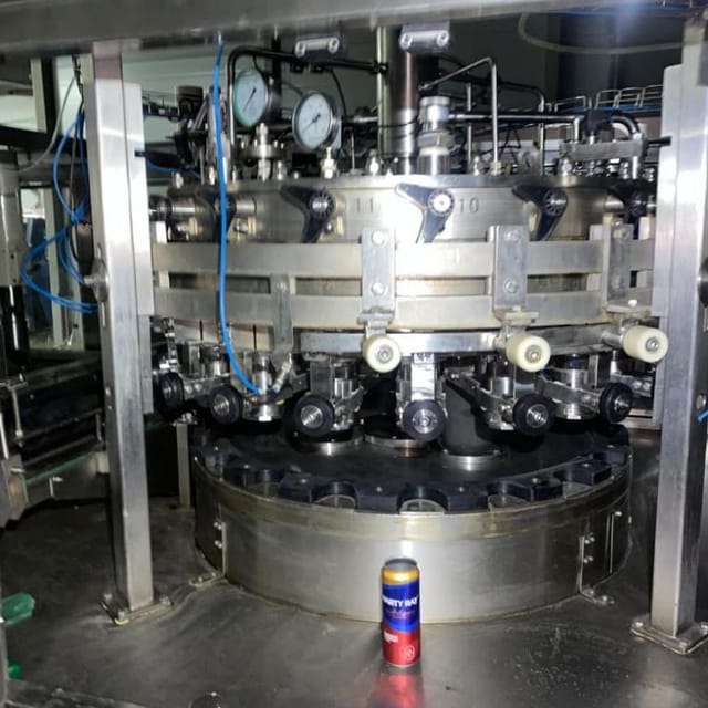 Линия розлива в алюминиевую банку 6000 бан/час