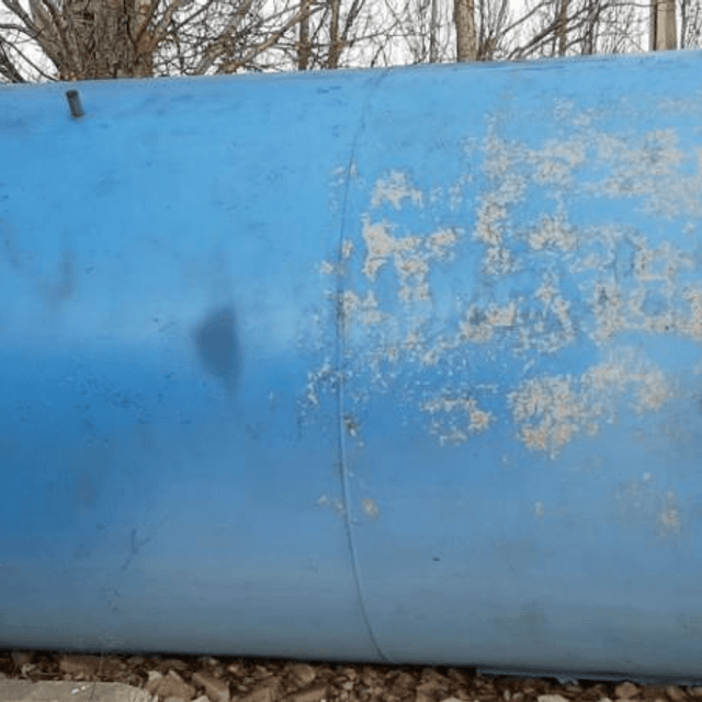 Стальная, вертикальная 16куб.м. синяя