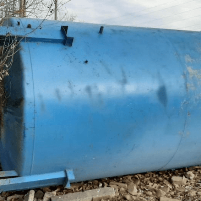 Стальная, вертикальная 16куб.м. синяя