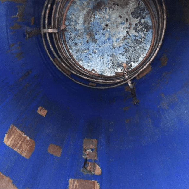 Стальная, вертикальная 16куб.м. синяя