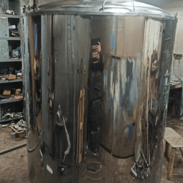 Емкость 2м3 с рубашкой инв.7553