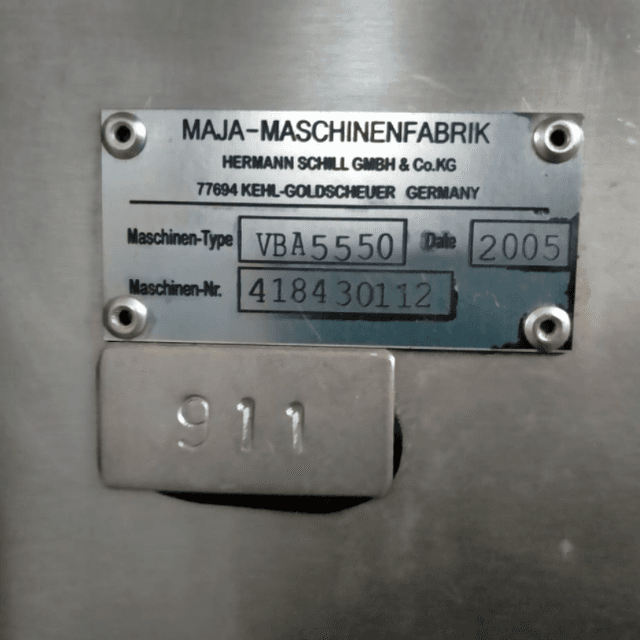 Шкуросъемка Maja VBA 5550 инв.9008