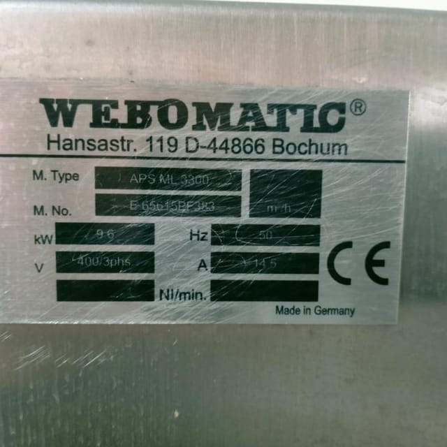 Термоформер Webomatic APS ML 3300 инв.9043