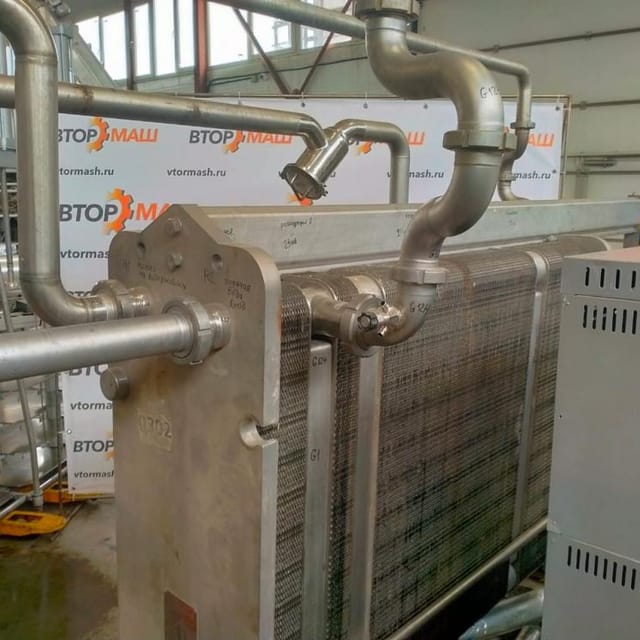 Пастеризатор APV 25 000л в час инв.6743