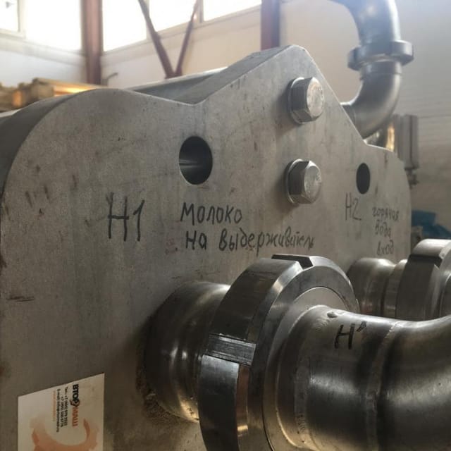 Пастеризатор APV 25 000л в час инв.6743