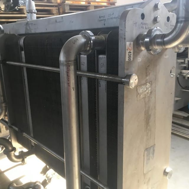 Пастеризатор APV 25 000л в час инв.6743