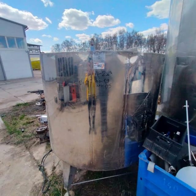 Емкость БК 2м3 с рубашкой инв.9063