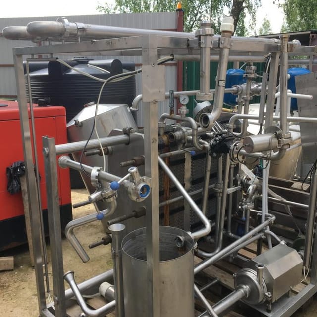 Пастер-охладит установка ВГ3-ПОУ-5 инв.4347