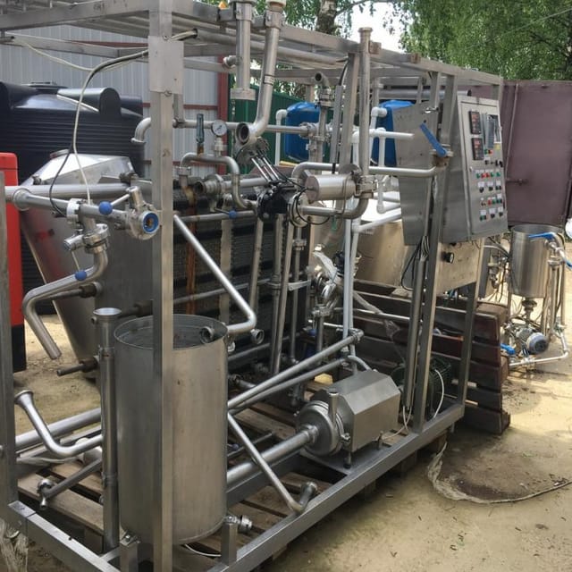 Пастер-охладит установка ВГ3-ПОУ-5 инв.4347