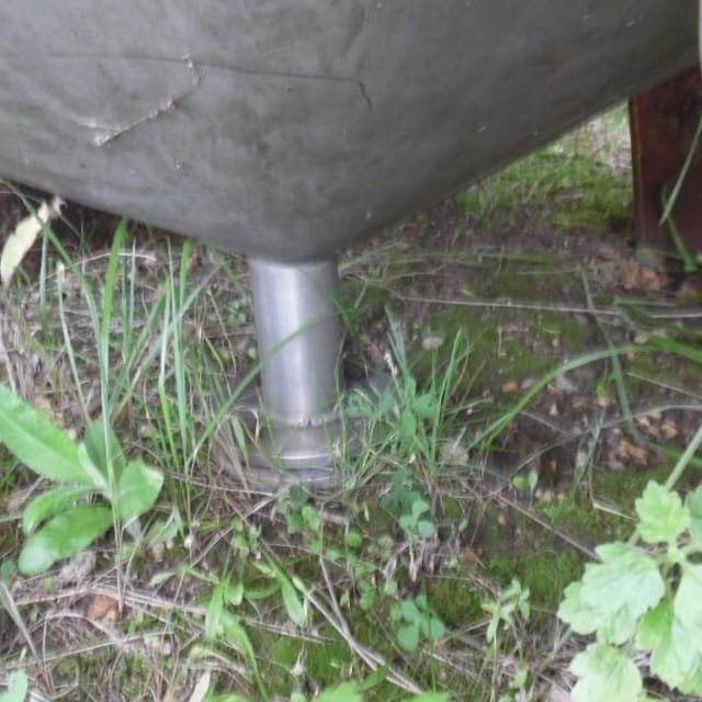 Емкость 4м3 .нерж коническое дно е.1959