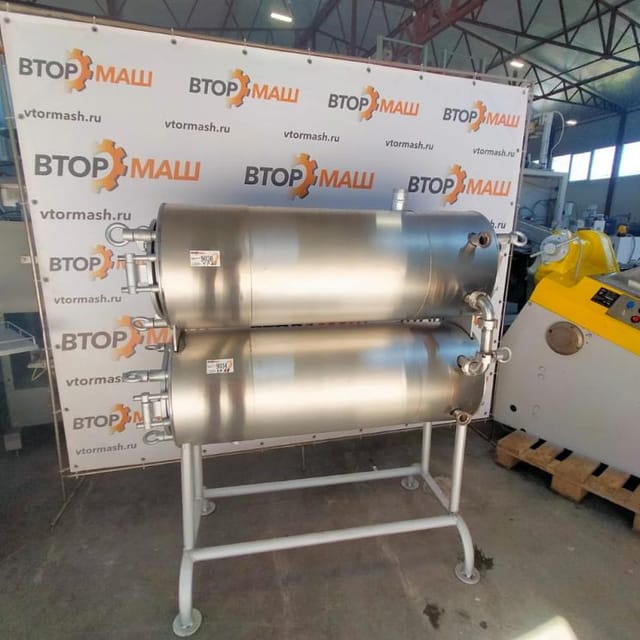 Теплообменник трубчатый 10т 2 секции инв.9034