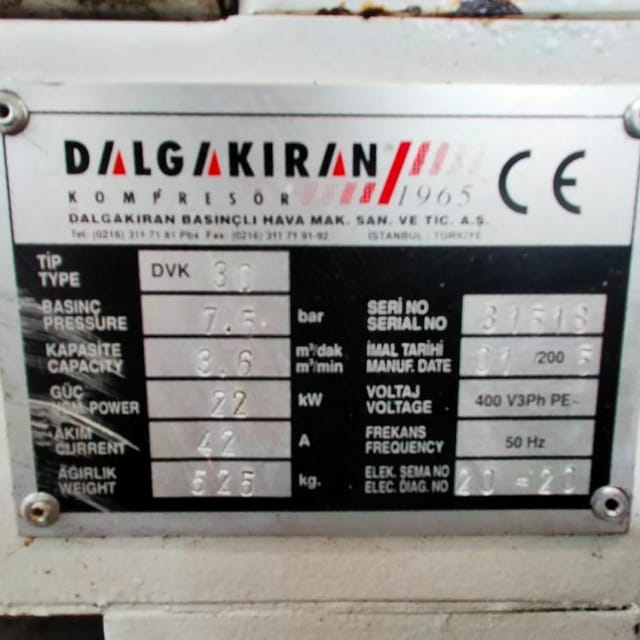 Компрессор DVK 30 инв.9053