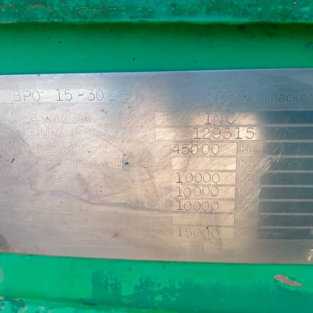 Полуприцеп цистерна BURG BRO 30 м3 инв.8125