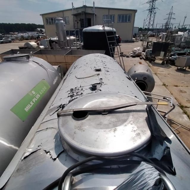 Танк охладитель Милк плюс 4000 без холодильной установки е.1755