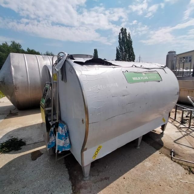 Танк охладитель Милк плюс 4000 без холодильной установки е.1755