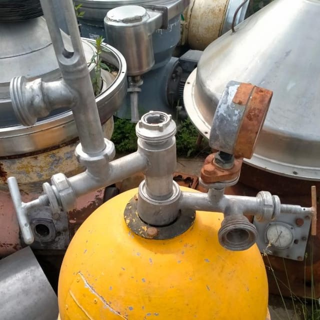 Сепаратор сливкоотделитель Ж5-ОС2Т-3 ПЛАВА 5 куб/час инв.7492